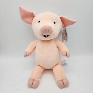 Kohl's Cares Pig Plush 14" Springy Tail If You Give a Pig a Party Stuffed Animal